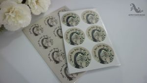 Thank You Sticker Beauty Girl TY016