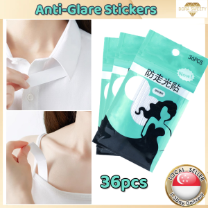🇸🇬【SG stock】36PCS Skirt Shirt Anti-glare Sticker Tape Fix Holder Invisible Transparent Suit Fixtures Double-sided Stick