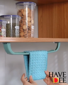 Havedee ราวตากผ้า ราวแขวนผ้า แบบกาวติดผนัง ราวแขวนผ้าเช็ดตัว มี 3 สี