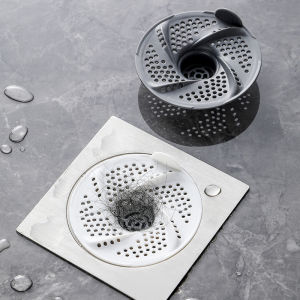 1/3/6 Pcs Japanese Swirl Hair Catcher Universal Bathroom Sink Strainer Anti-Clog Drain Filter
