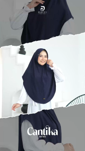 Daffi Hijab CANTIKA Jilbab Instan Jersey Premium Simple Terbaru 2025