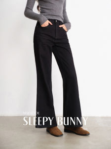 High Waist Slimming Warm Bell Bottom Leisure Jeans