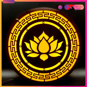 Hào quang tương phật CNC - biểu tượng cho ánh sáng trí tuệ của Ngài luôn soi rọi cho thế gian