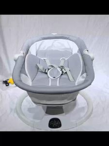 Electric Baby Swing Rocking Chair Smart Bluetooth Remote Control Foldable Music Cradle Newborn Rocking Chair Anti-mosquito Crib