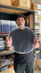 หนังกลองล่าง Williams Clear Bottom 3 Mil รุ่น W1B-3Mil หางเสียงยาว โปร่ง สว่าง