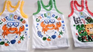 6Pcs Singlet Kutung BEBE PUTIH-Kaos Dalam Anak Ber SNI dari 3 Bulan s/d 7 Tahun-Vegasus Store(COD)