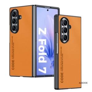 For Samsung Galaxy Z Fold 8 Ultra 7 6 5 4 Case Luxury Business Plain PU Leather Ultra Slim Skin-friendly Anti-drop Protect Cover