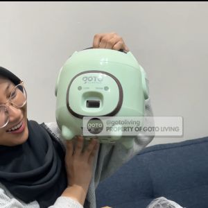 Goto Clayton Rice Cooker Penanak Nasi Magic Com Mini 0.8L Low Watt