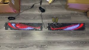 ป้าย LED อัจฉริยะ ควบคุมผ่านแอปพลิเคชัน แสดงข้อความ/ภาพเคลื่อนไหว RGB สำหรับร้านค้า