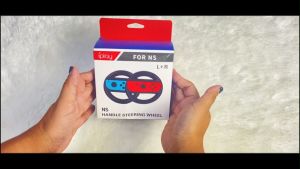 พวงมาลัย Joy-Con Nintendo Switch มี 2 อันในกล่อง (iplay Switch Handle Steering Wheel)(พวงมาลัย joy con)(ที่จับจอยคอน switch)