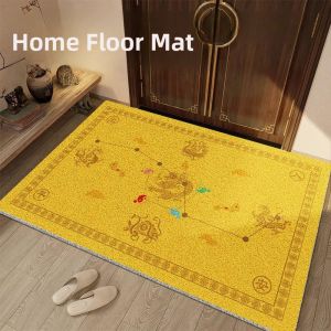 LEKEN | Golden Yellow Door Mat Entrance Hall