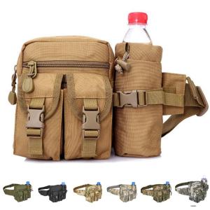 Waterproof Nylon Fanny Pack Men  Tactical Military Army Waist Bag Hiking Outdoor Camping Shoulder Bum Belt Bum Sport Chest Bags