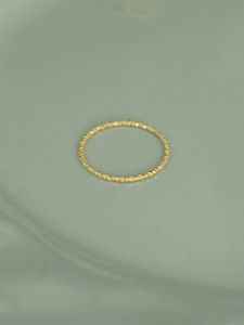 Non-Fading Titanium Steel Silver Dust Ring for Women Luxury Sensation 18K Gold Plated Wedding Band Fashionable Jewelry