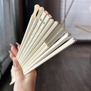 Nordic Style Luxury Alloy Chopsticks Heat Resistant Individual Serving Chopsticks Family Use Anti-Mold Processed Handmade