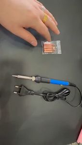 15PCS Soldering Iron Set 60W Electronic Iron Kit Adjustable Temperature 200-450°C Welding Repair Tool