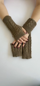 Warm Mobile Game Keyboard Fingerless Mens And Womens Fashion Gloves Knitted Half Finger Gloves
