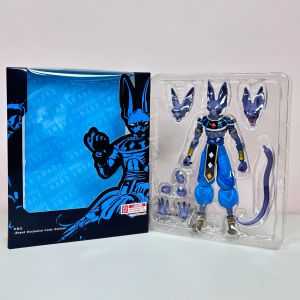 Bandai | Bandai SHF Dragon Ball Beerus God of Destruction Action Figure - Movable Model Collectible Ornament for Boys Limited Edition