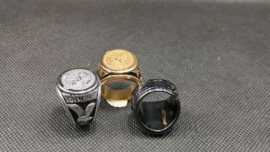 High Polished New The Fraternal Order of Eagles Ring Gold Silver Black Stainless Steel Bull for Ate Deoetpatria Vacuum Engraved Rings Size 7-13 RINGJ10-02LA432