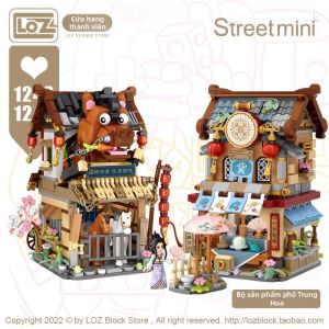 Loz | Đồ Chơi Xây Dựng Gấp Đựng Cảnh Phố Mini