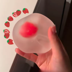 Strawberry Mochi Squeeze Toys Relieve Stress and Vent Anger Toys Slow Rebound Stress Relief Toy Relieve Stress for Friends