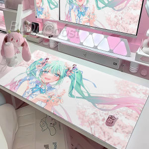 Bandai | Desk Accessories Cute Anime Mouse Pad H-Hatsune M-Miku Gamer PC Mousepad Gaming Keyboard Extended Mat Office Laptop Rubber Pads