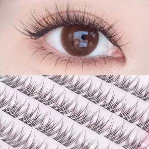 MIAOJIE Fish Eyeslash Extension Personal Eye Lash Professional Makeup Individual Cluster Grafting Fake EyeLash Japanese False Ey