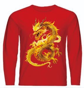 KAOS DISTRO kaos imlek kaos lengan panjang kaos naga