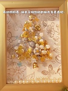 Wonder Moon Block 804010 Platinum Christmas Tree Frame Block Present Gift Building Decoration Brick Toys *READY STOCK*