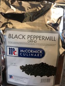 McCormick Black Peppermill Grind 1kg