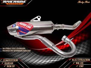 knalpot norifumi rocket roket 4 bor up pnp klx dtracker crf wr 155