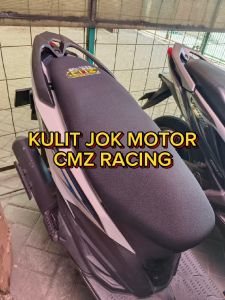 KULIT JOK BORDIR 85CM X 50CM  SARUNG JOK MOTOR IMPORT CMZ COMBIZ RACING