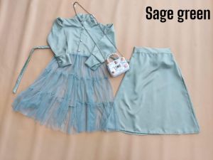 Pakaian anak muslim gamis anak perempuan satin mixtile/Gamis anak mix tile Dress