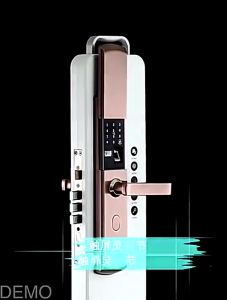 【3 Year Warranty】Door Lock Main Door Waterproof Smart Door Lock Home Security Door Password/IC Card/Key/Fingerprint Unlock Biometrics Smart Door Lock System Automatic Sliding Cover Door Knob For Main Door Applicable to Left & Right Smart Lock Main Door