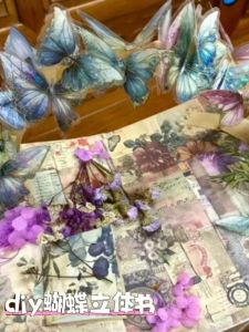 Handmade Butterfly Element 3D Book Unique Birthday Gift Romantic Creative Gift for Best Friend Girls Celebration Sensation