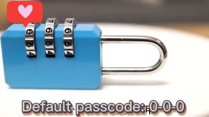 1PCS Resettable 3 Digit Combination Lock Padlock for Suitcase 4141
