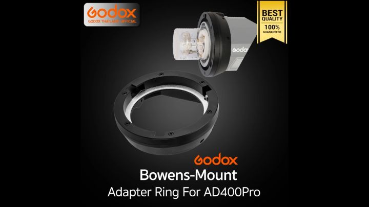 Godox Adapter Bowen Mount For AD400Pro ตัวแปลงเป็นเมาท์ Bowen ( AD400 Pro )