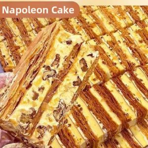 Napoleon Cream-filled Pastry Breakfast Snack