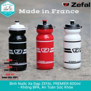 Bình Nước Xe Đạp ZEFAL PREMIER 600ml – An Toàn Nhẹ Tiện Lợi