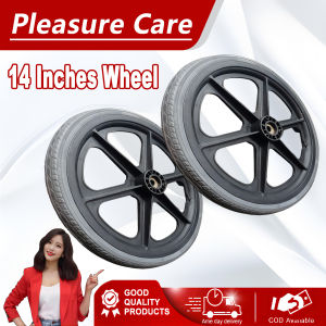 Partners Wheelchair Wheel 14 Inches Replacement Non-Slip Durable