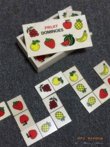 Educational Animal Domino Game & Fruit Matching Puzzle Blocks: Early Childhood Development Toys