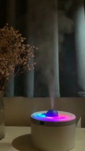 FORBA Humidifier Diffuser 1500ML: Penyemprotan Terus Menerus & Lampu Suasana Warna-Warni