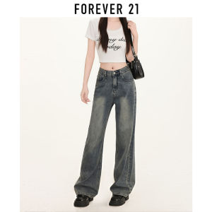 Forever21 | Quần Jeans Nữ Dáng Rộng Cao Waist Slim
