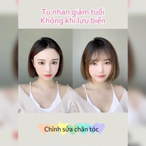 Tóc giả mái thưa Mái Giả Bằng Tóc Thật 100% Dệt Tay  Tóc Mái Giả Thưa Tóc Thật Hàn Quốc - Aeneas Shop
