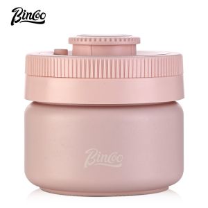 BINCOO Coffee Sealed Jar Vacuum Storage Canister Stainless Steel Coffee Powder Press Evacuated Exhaust Storage Tank 400ML/800ML/1200ML
