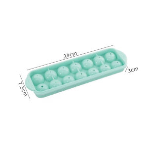 3D Round Balls Ice Plastic Molds DIY Cube Tray Silicone Molds for Whisky Juice Ice Ball Making Household Ice Mold with Cover