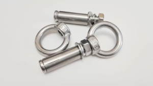M6 M8 304 Stainless Steel Expansion Bolt/Anti-Loose Sheep Eye Pull Screw/Expansion Anchor Ring/Ring Lifting Anchor Eye Bolt/Sleeve Anchor Hook Bolt For Wall Concrete Masonry.