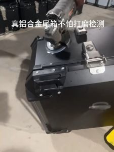 Kotak Atas Aluminium Kotak Motor 45L/57L Dengan Pelat Asas Universal Aksesori Simpanan Belakang Motosikal top  box murah