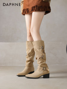 Winter Warm Knight Boots with High Heels