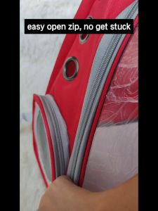 [24HR SHIP] PREMIUM TRANSPARENT ASTRONAUT PET BAG Dog Cat Carrier Bag Beg Kucing Anjing Pet Travelling Bag 宠物背包