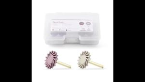 Dental Rubber Polisher Composite Resin Diamond Impregnated Polishing System RA Disc 14mm Wheel Kit Spiral Flex Brush Tool